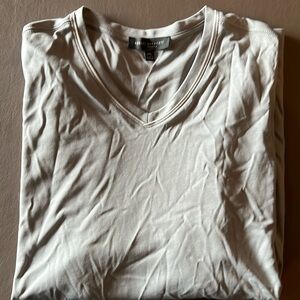 Robert Barakett Short Sleeve Ice Blue V Neck shirt size xxl